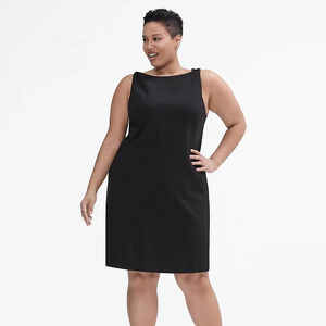 M.M.LaFleur The Lydia Dress Textured Ponte Cinder Grey Knee Length Size 16 NWT